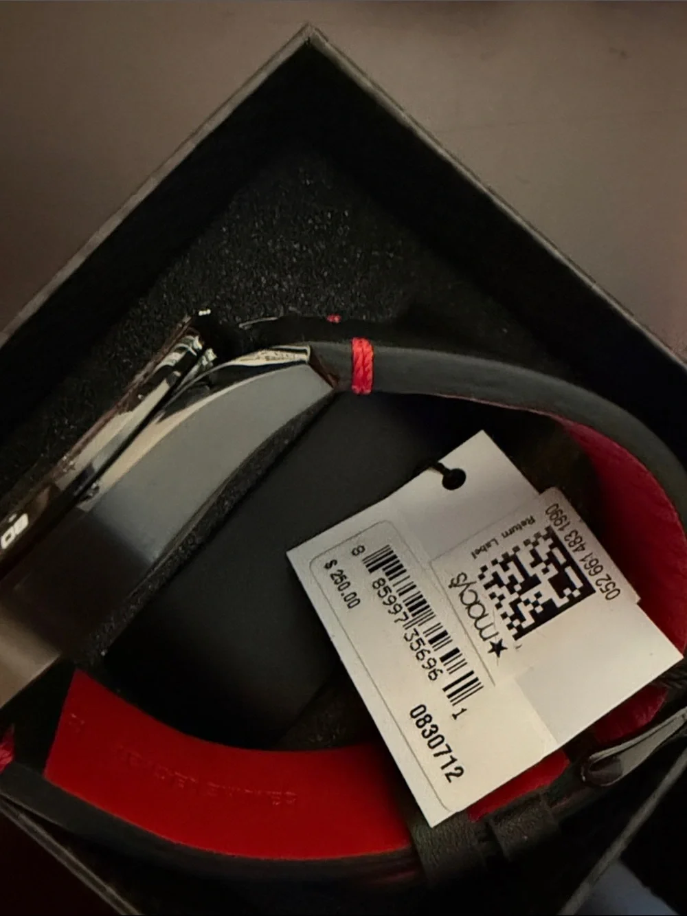 Ferrari Black and Red Sport Chronograph Watch